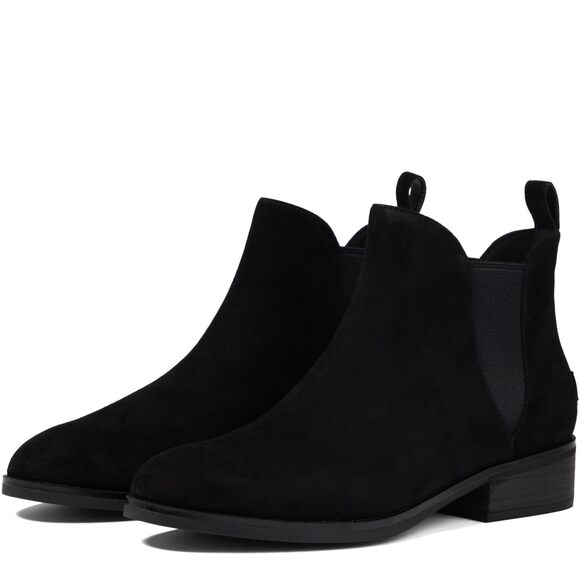 Cole Haan Women's Laina Bootie Fashion Boot Black Canary Suede/Tonal Gore 10